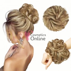 Coc modern din fibra sintetica cu elastic Cod H222H613-  Blond Ash cu Blond Inchis